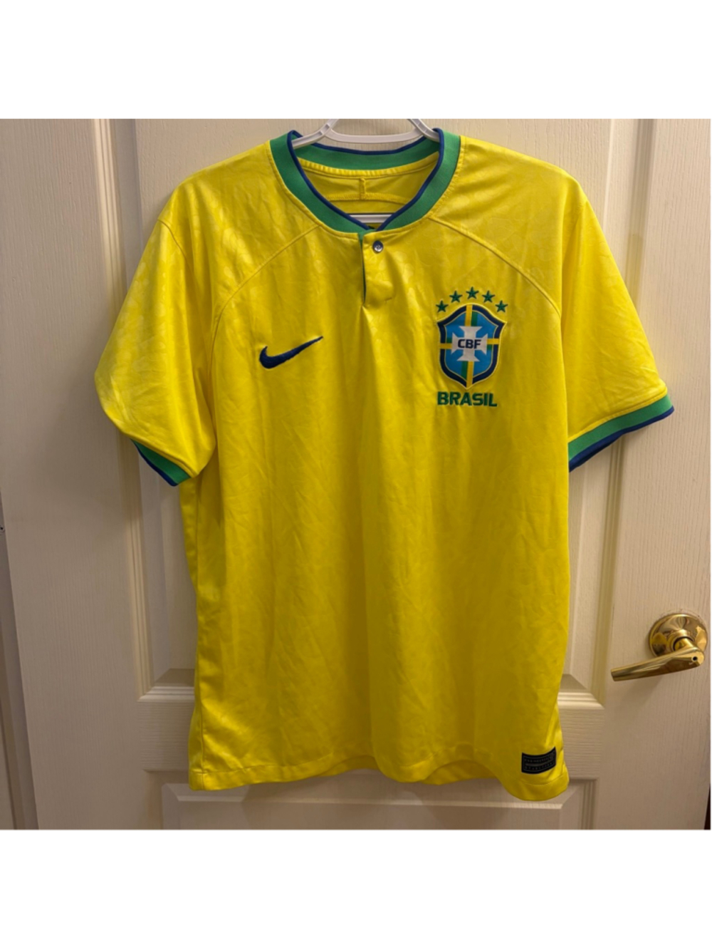 Nike Brazil 2022 World Cup Home Jersey - DM1840-452 Size XL